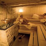Sauna in hotel